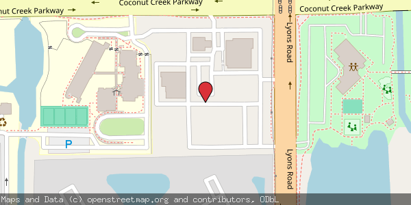 Map of Sentry Self Storage located at 4868 Coconut Creek Parkway in Coconut Creek, Florida 33063